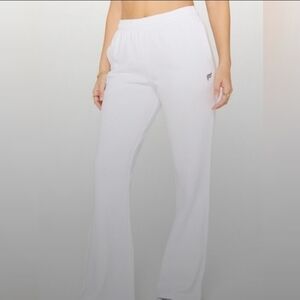 Fabletics White Track Pants